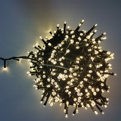 3000 Compact 8 Function Lights Warm White (75m)