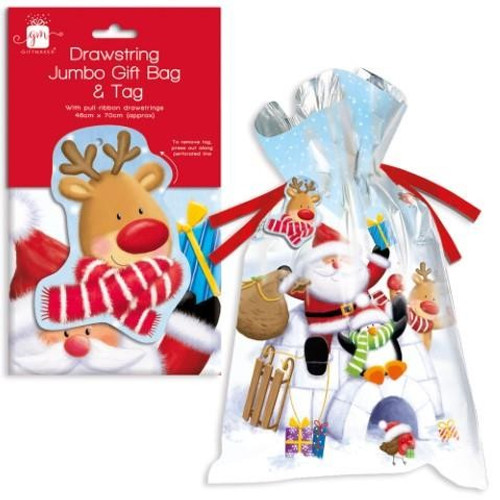 Jumbo Drawstring Gift Bag