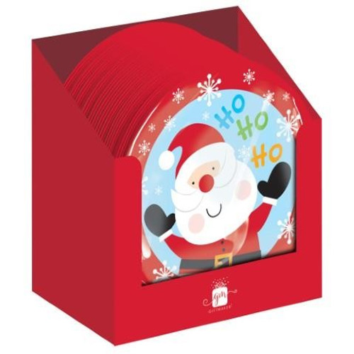 Christmas Kids Santa Plates (Pk6)