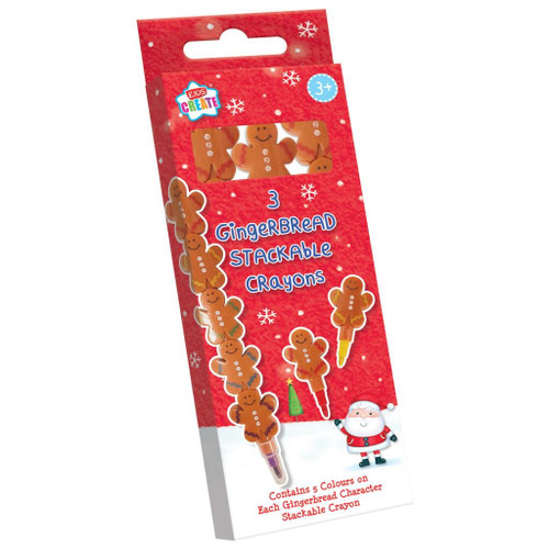 Stackable Gingerbread Crayons