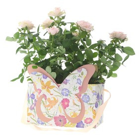 Floral Butterfly Hand Tie Gift Bag