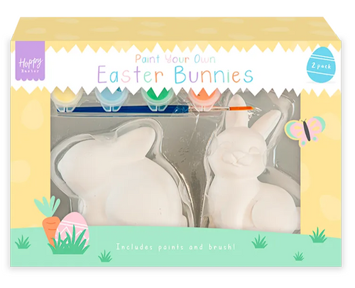 Easter Paint Your Own Bunny 2pk