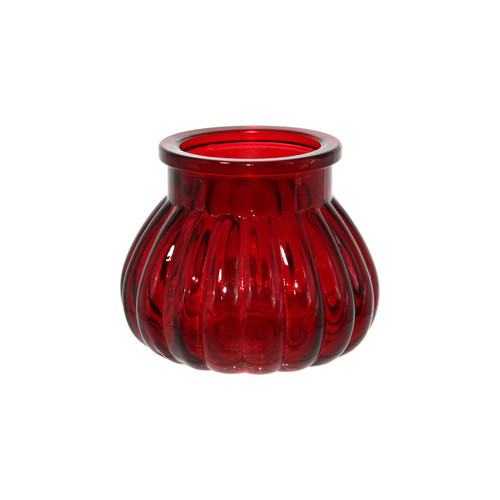 Red Veneto Bubble Jar (7.5cm)