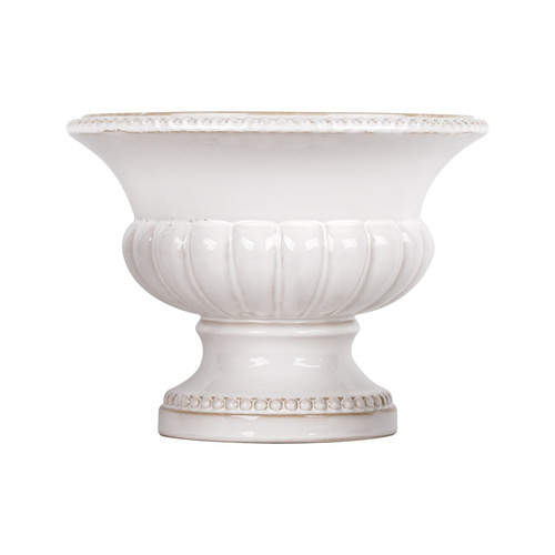 Hortus Cream Montpellier Urn Pot (19.5cm H x 24cm Dia)