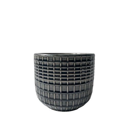 Hortus Grey Braga Pot (7cm H x 7.5cm Dia)