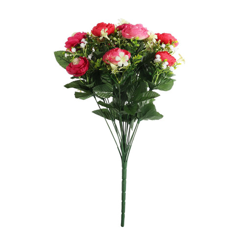 Pembroke Dark Pink Ranunculus Mixed Bush (x18 Stems)