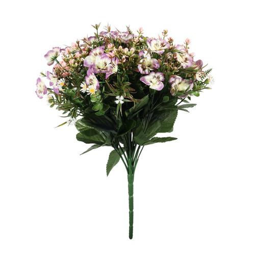 Pembroke Light Purple Satin Pansy Mixed Bush (x13 Stems)