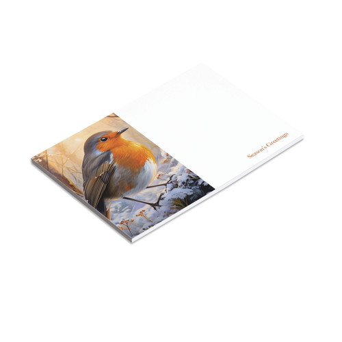 Large Robin Card - Season\'s Greetings (Pack 6)