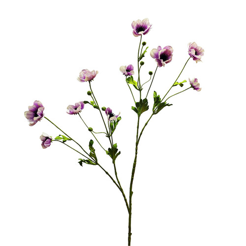 Botanica Purple Anemone Spray (111cm)