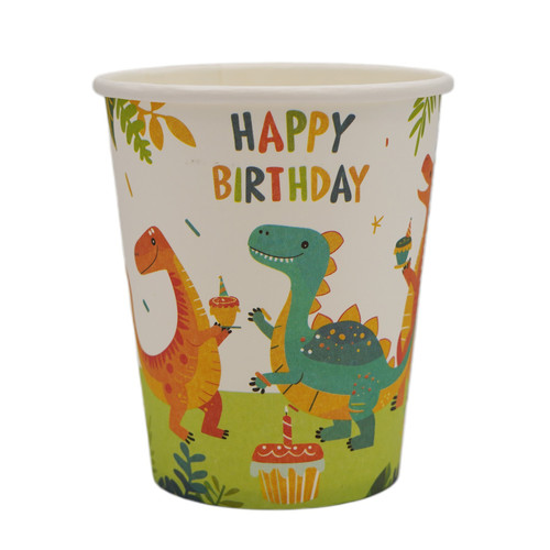 Dino Birthday Party Paper Cups