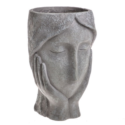 Enchanted Lady Head in Hands Planter (37cm)