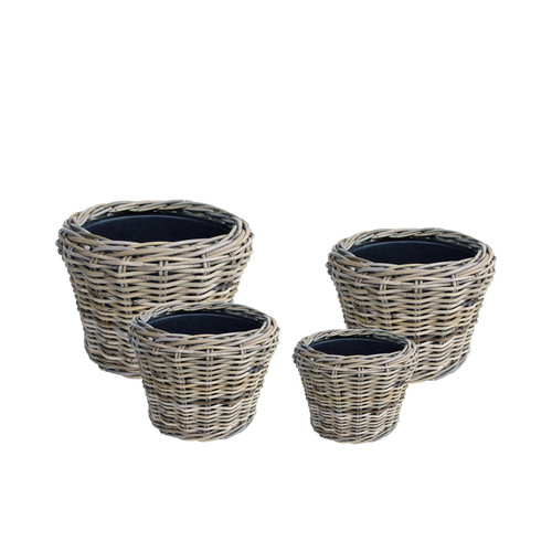 Drypot Split Rattan Baskets (Set of 4)