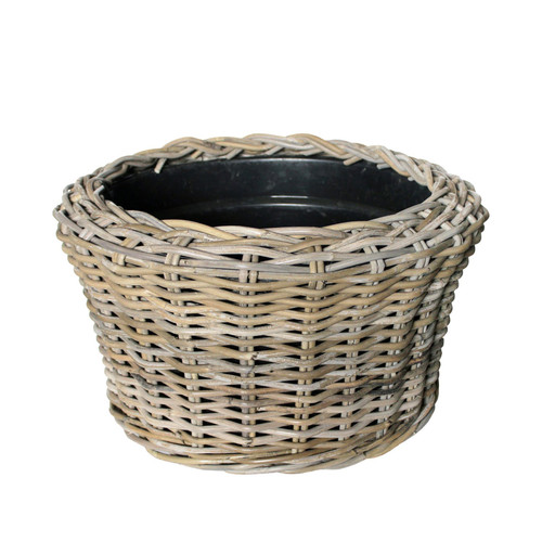 Grey Drypot Rattan Basket (54cm)