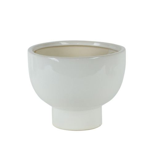 Hortus Cream Botany Ceramic Bowl (16cm H)