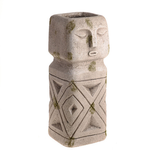 Aztec Pillar Planter (42cm)