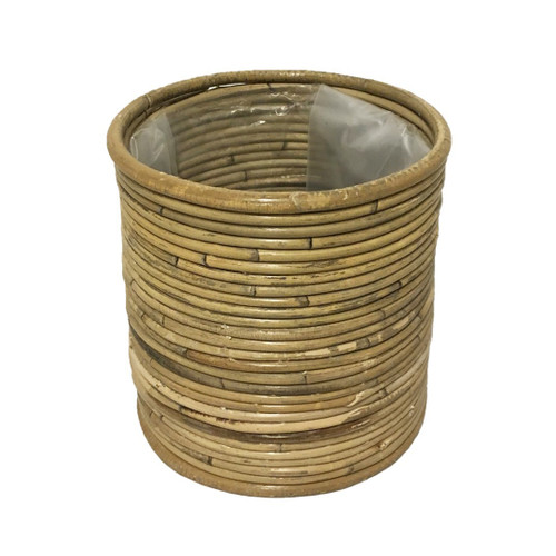 Hortus Round Stripe Pot (18cm H)