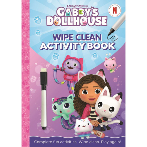 Gabby's Dollhouse Wipe Clean Book