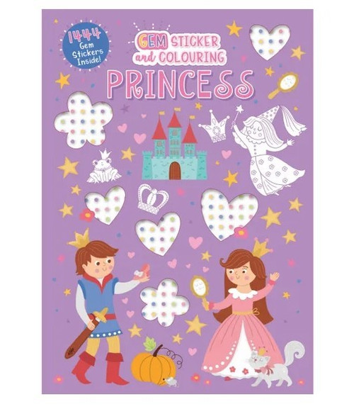 Princess Gem Colouring Book