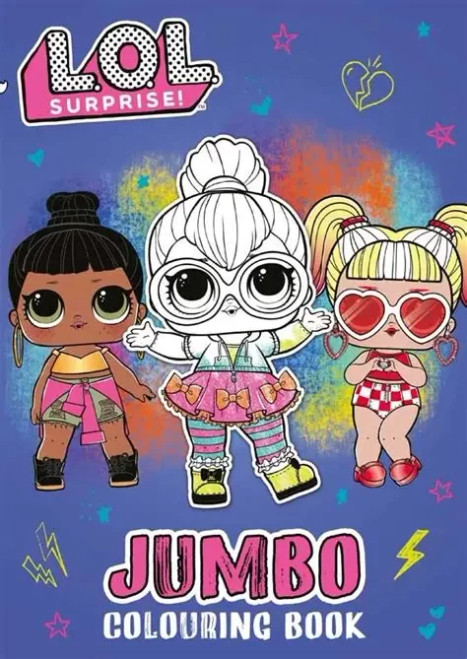 LOL Surprise Jumbo Colouring Book