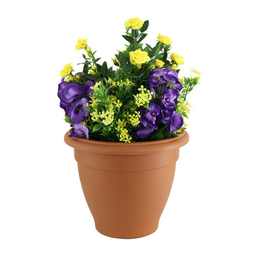 Yellow & Purple Rose Tub