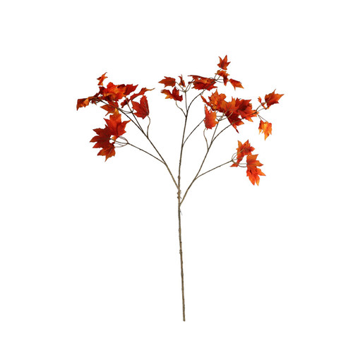 Orange Maple Leaf Spray (99cm)