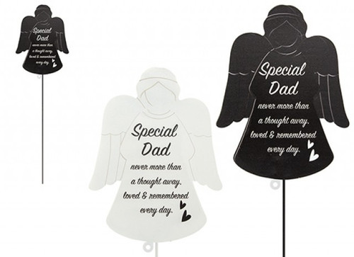Memorial Metal Angel Stake Dad - Special Dad (Assorted Designs)