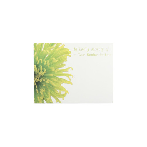 Sister In Law In Loving Memory Florist Card (Pack of 50)