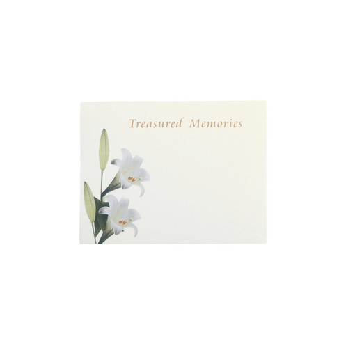Treasured Memories Florist Card (Pack of 50)