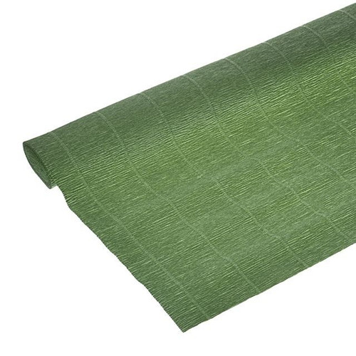 Dark Green Crepe Paper (50x25cm)