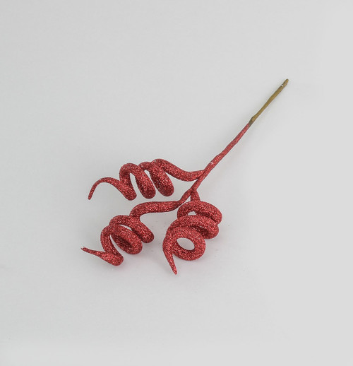 Red Glitter Twisted Pick (28cm)