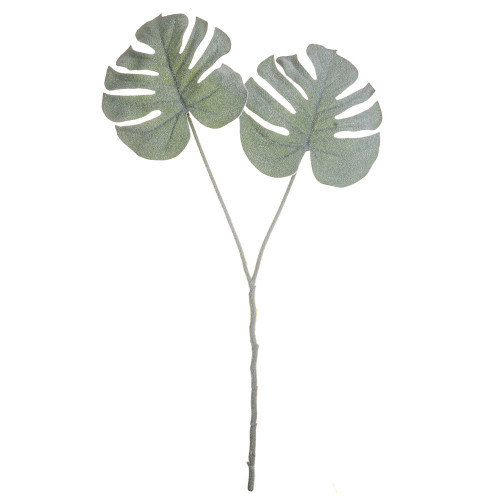 Frosted Split Philo Leaf Spray