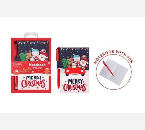 Christmas Notebook & Pen Set