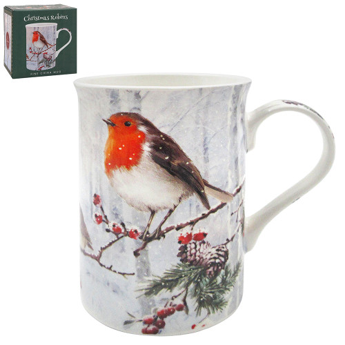 Christmas Robins Mug