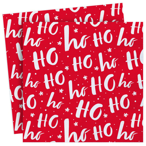 Contemporary Christmas Paper Napkins (Pack of 20)