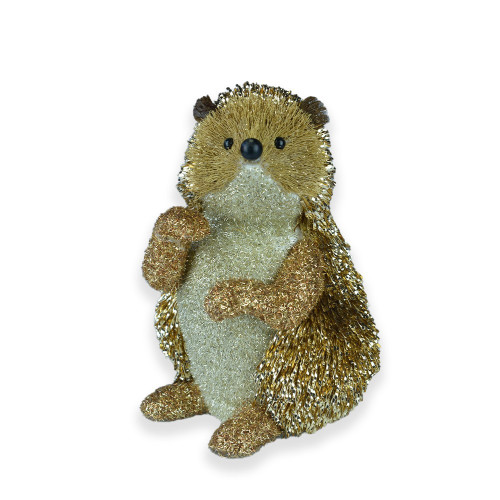 Gold Christmas Hedgehog Figure (23cm)