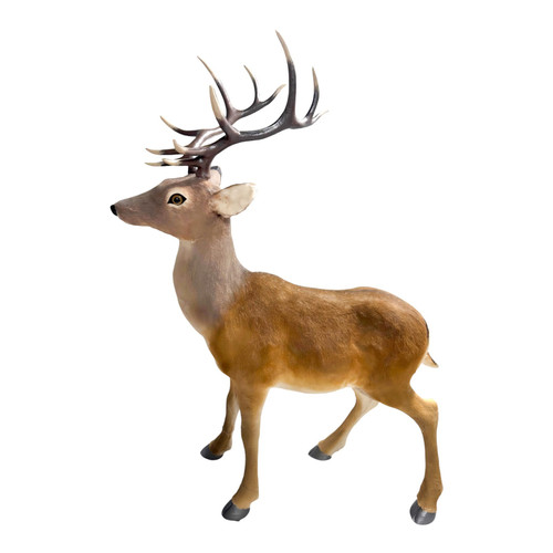 Realistic Standing Stag Figure (160cm H)