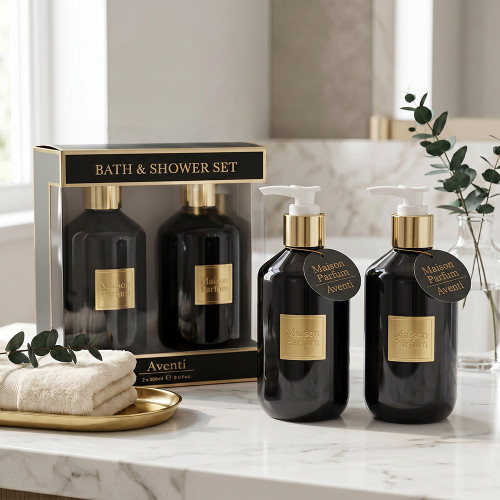 Aventi Body Wash & Lotion Set