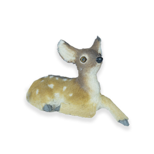 Resting Deer Ornament Figure (25cm L)