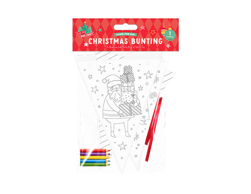 Colour Your Own Christmas Bunting (2m)