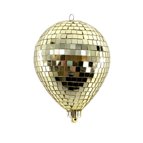 Champagne Mirror Balloon Bauble (12cm)