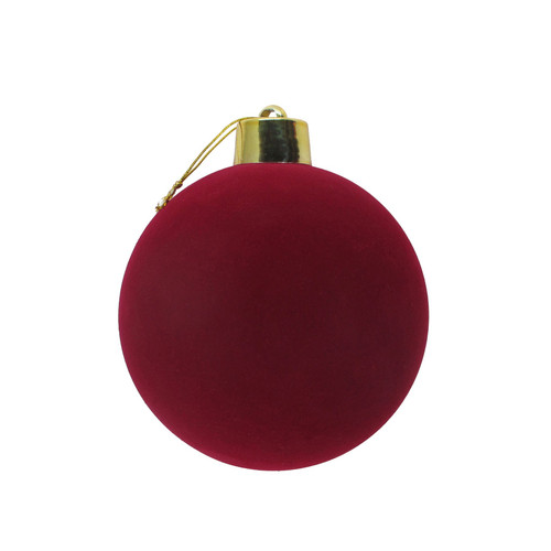 Burgundy Velvet Bauble (20cm)