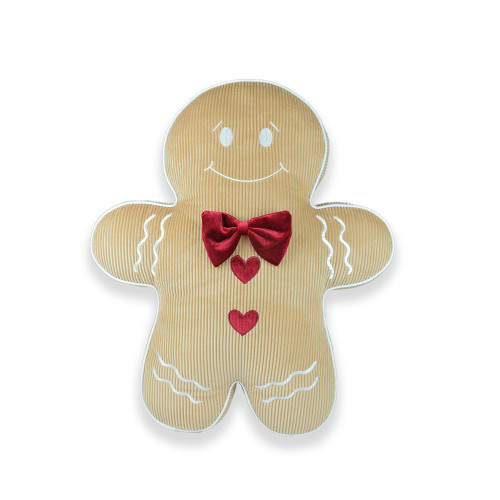 Gingerbread Man Cushion Corduroy (45cm)