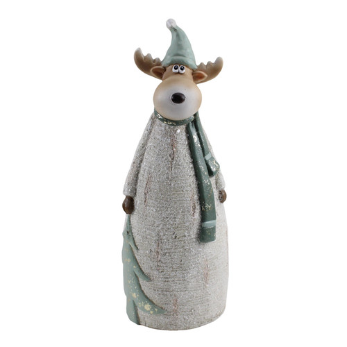 Reindeer Ornament with Hat and Scarf (38.5cm)