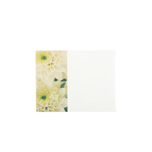 White Chrysanthemum Florist Card (Pack of 50)