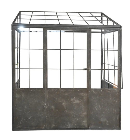 Grey Metal Vintage Green House Frame (239cm H)
