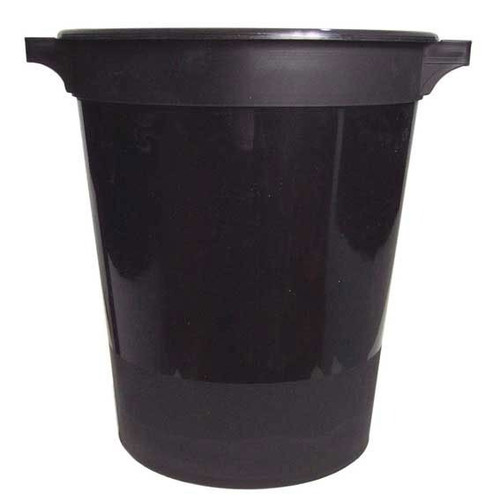 Black Flower Bucket With Handle