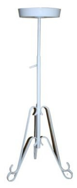 White Telescopic Stand with Bowl White Telescopic Stand with Bowl