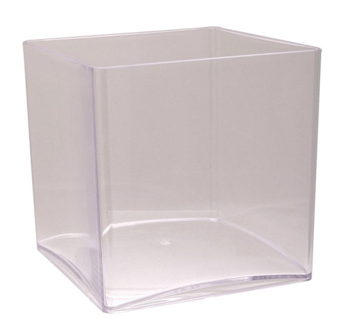 Square Acrylic Vase (10cm)