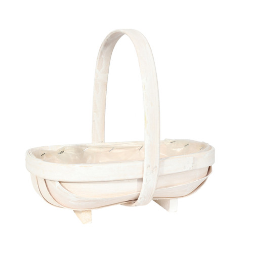 White Softwood Trug (with feet) White Softwood Trug (with feet)