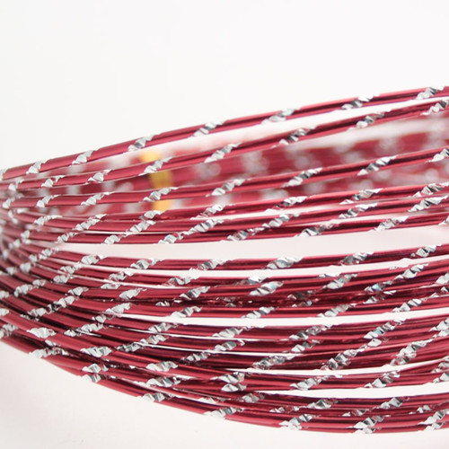 Wine Diamond Cut Aluminium Wire Wine Diamond Cut Aluminium Wire
